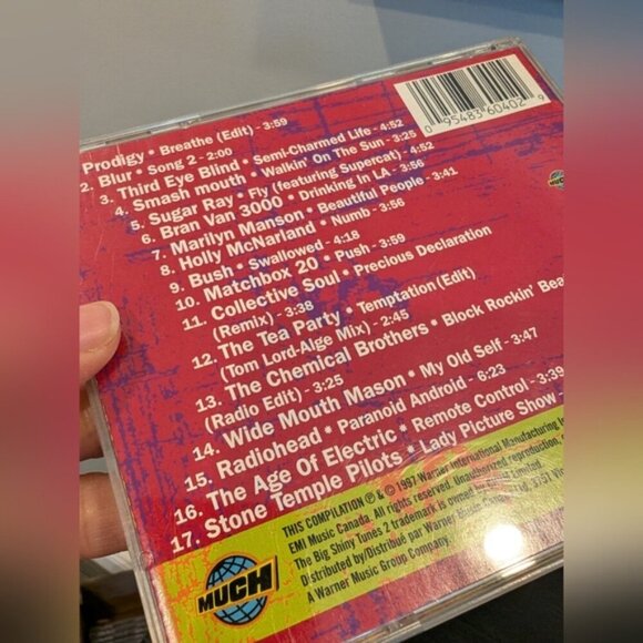 💙 BIG SHINY TUNES 2 Much Music Alternative Rock CD Album Vintage 1997 ~ Tested - Picture 4 of 9